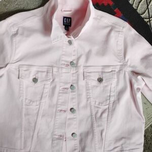 GAP Soft Pink Denim Jacket